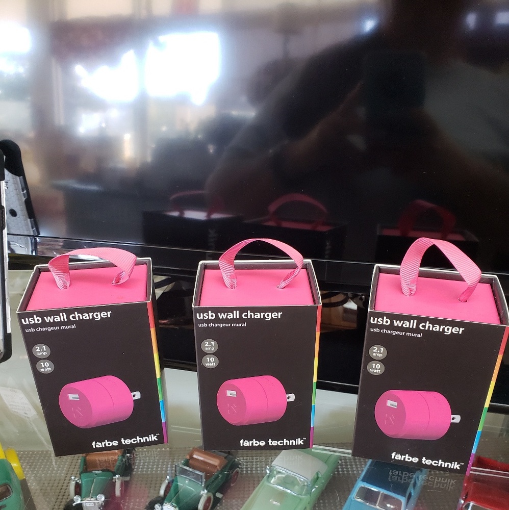 Pink wall chargers